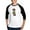 Black/White, variant on CafePress - Scary Zombie T Shirt - Cotton Baseball Jersey, 3/4 Raglan Sleeve Shirt