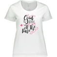thumbnail image 3 of Inktastic God is Good All the Time Women's Plus Size T-Shirt, 3 of 5