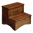 thumbnail image 1 of Pemberly Row Bedroom Traditional Wood Step Stool in Brown Finish, 1 of 1