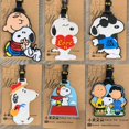 thumbnail image 2 of Etiqueta de equipaje con dibujos animados de Snoopy, Kawaii, Charlie Brown, cachorro, etiqueta de equipaje, regalo creativo, venta al por mayor, 2 of 5