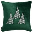 thumbnail image 2 of SAFAVIEH Winter Tree Pillow, 18" x 18", Green, 2 of 6