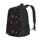 thumbnail image 1 of Disketp Heart and Stars Mochila Minimalista de Gran Capacidad, Mochila de Viaje para Escuela, Trabajo o Uso Diario, 1 of 6