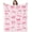 Pink Bow, variant on Bow Blanket 60x50in, Pink Bow Blanket for Women, Coquette Room Decor for Sofa Couch Travel Bed