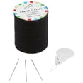 thumbnail image 2 of Black Basic Thread For Sewing And Repairing. Includes A Needle Threader And Needles, 2 of 5