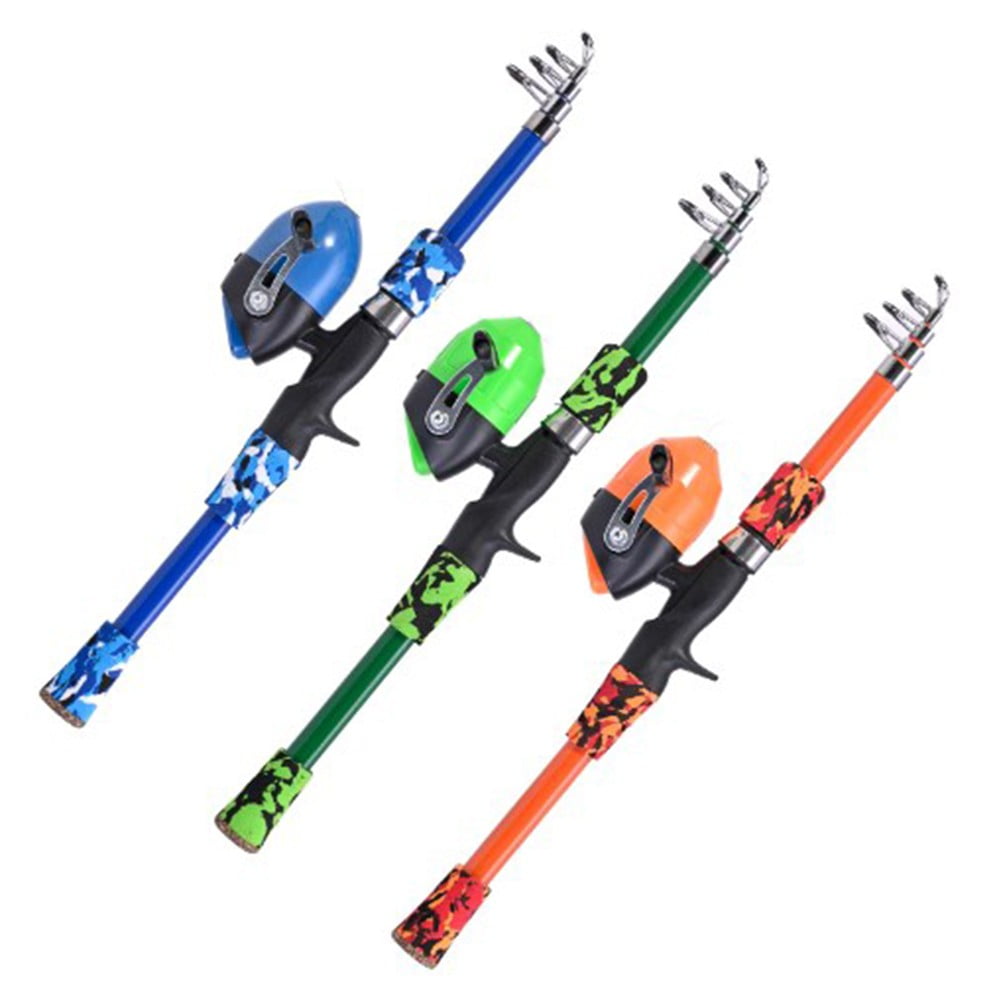 1.65M Kids Fishing Rod Set Telescoping Fishing Rod Reel Rod & Reel Combos