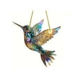 thumbnail image 2 of Viflosae Hummingbird Stained Glass Ornament, Christmas Ornaments, Christmas Tree Decorations, Hummingbird Christmas Decor, Hummingbird Ornaments for Christmas Tree, Holiday Presents, Christmas Gift, 2 of 7