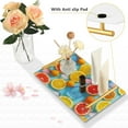 thumbnail image 4 of Ryvnso Lemons Bathroom Tray Vanity Countertop Trays Acrylic Organizer, 4 of 7