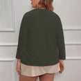 thumbnail image 5 of cfhntfmh Plus Size Cardigan for Women Fashion Long Sleeve Open Front Jackets Fall Baggy Lounge Cropped Cardigans, 5 of 5