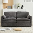 thumbnail image 6 of Jopath 68.1" Cozy Loveseat Sofa, Oversized Comfy Cloud Sofa with Double Cushion Loveseat Sofa Plush Cushion Sofa Couch for Living Room Bedroom Apartment Grey, 6 of 9
