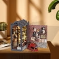 thumbnail image 1 of Kit de rincón de lectura DIY con luz, único, decorativo, decoración de estantería, rompecabezas de madera 3D para coleccionistas, regalo ideal para, 1 of 8