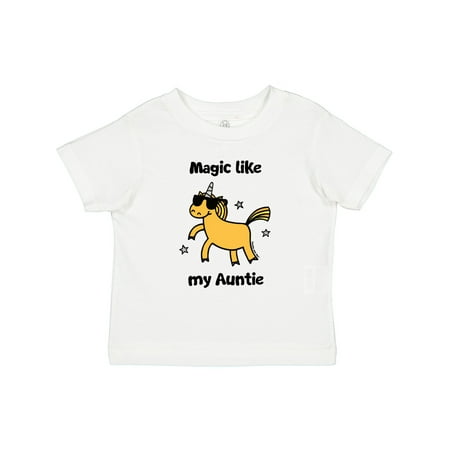 

Inktastic Unicorn Magic Like Auntie Gift Toddler Boy or Toddler Girl T-Shirt