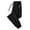 Black*, variant on RUTAYY Men's Pants Solid Color with Pocket Slim Fit Daily Wear Sports Loose Straight Leg Guard Pants Classic Trendy Trousers