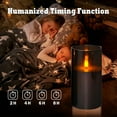 thumbnail image 2 of Musbetu Flameless LED Candles Battery Operated Flickering Fake Electric Pillar Candles with Remote Control for Weddings Holiday Home Decor, 2 of 7