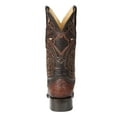 thumbnail image 5 of El General Men's Exotic Ostrich Leather Cowboy Boots - Brown 45076, 5 of 6
