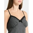 thumbnail image 4 of No Boundaries Sweetheart Tank Top with Lace Trim, Women's Sizes XXS-XXL, 4 of 5