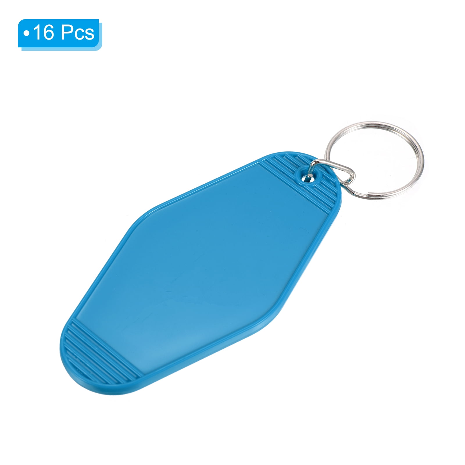 Motel Keychain Stickers 10 Pcs Blank Hotel Keychain Tags, Blank
