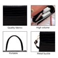 thumbnail image 3 of Bolso de mano pequeño de piel de cocodrilo para mujer, bolso de hombro, clásico, tipo billetera, con asa superior, de piel sintética, con cremallera, 3 of 7
