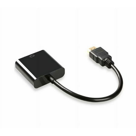 HDMI to VGA  Gold-Plated 1080P Active HDMI to VGA Adapter Video Converter Male to Female with Micro USB and 3.5mm Audio Port Cable for PC/Laptop/DVD- Black price history on PriceWatchPro