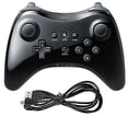 thumbnail image 1 of Controlador Wii U, controlador analógico doble Bluetooth recargable Gamepad para controlador Wii U Pro con Cable de carga Usb TY, 1 of 3