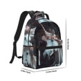 thumbnail image 2 of Honeii Flower Crown White Horse Print Backpack for School,15.6 inch Laptop Back Pack for High School and College Students, Waterproof Computer Bookbag-One Size, 2 of 6
