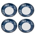 thumbnail image 1 of Salad Bowl, Blue White Pattern Vibrant Colors Japanese Style Japanese Bowl Set  for Salad for Rice for Soup, 1 of 8