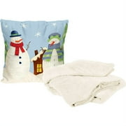 Holiday Time Pillow And Throw Combo, Cla