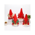 thumbnail image 4 of Soft Christmas Hat Deer Horn Christmas Party Hat Plush Santa Hat Navidads Props New Year Thick Christmas Hat Adults, 4 of 11
