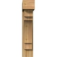thumbnail image 2 of Ekena Millwork 8"W x 32"D x 40"H Merced Block Rough Sawn Bracket w/ Offset Brace, Western Red Cedar, 2 of 25