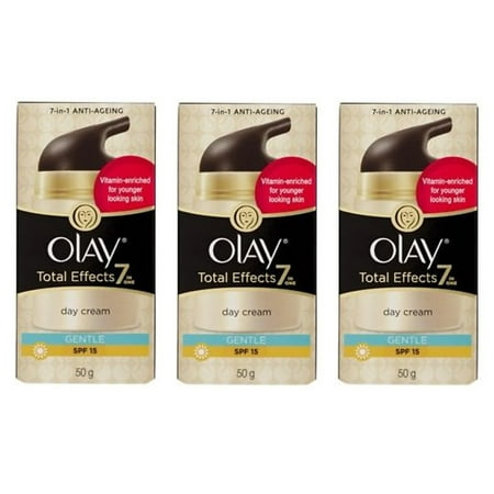 Olay Total Effects 7 in One Day Cream, Gentle, SPF 15, 50g (1.7 oz) (Pack of 3)