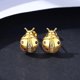 thumbnail image 4 of Pendientes de plata para mujer con circonitas Coccinella septtentunctata Pendientes creativos de moda, 4 of 6