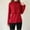 Red, variant on Olyvenn Fashion Women Maternity Nursing Top Crewneck Long Sleeve Double Layer Breastfeeding Shirt Soft Light Comfy Pregnancy Clothes Khaki XXL