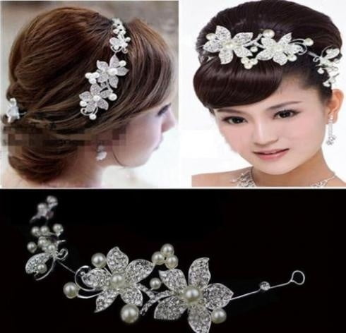hair tiara flower