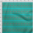 thumbnail image 3 of oneOone Tissu Polyester Lycra Tissu à Imprimé Floral en Blocs BTY 56 Pouces de Large, 3 of 4