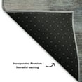 thumbnail image 5 of Addison Rugs Mayfield Premium Machine Washable Transitional Nautical Blue Rectangle Rug, 10' X 14' Machine Washable Transitional Nautical Blue Oversized Sherpa Throw Blanket, 5 of 6