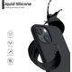 thumbnail image 5 of Entronix Funda de Silicona para iPhone 11 Pro Max, Suave Al Tacto, Antiarañazos y Antigolpes, Color Negro, 5 of 8