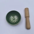 thumbnail image 2 of Tibetan Singing Bowl Set Meditation Sound Bowls for Yoga Sound Healing - Green, 2 of 4