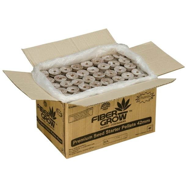 Planters Pride CRP0420FO Fiber Grow Premium Seed Starter Pellets 1,000