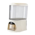 thumbnail image 2 of kowaku Rice Storage Container Grain Bucket Clear Top Opening Dry Food Storage Container with Removable Lid for Snacks Home Beans Mom cream color, 2 of 9