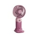 thumbnail image 2 of Ventilador portátil USB pequeño de tres velocidades con base de carga para escritorio que se puede usar como soporte para teléfono móvil., 2 of 6