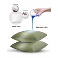 thumbnail image 6 of Outdoor Pillows Waterproof, Sage Green Ombre Throw Pillows with Inserts Included, Modern Abstract Art Gradient Indoor Outdoor Decorative Lumbar Pillow for Bed/Couch/Patio 12"x20", 2Pcs, 6 of 8