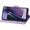 thumbnail image 4 of Compatible with Moto G Stylus 5G 2023 Wallet Case for Women, Leather Flip Folio with Kickstand Magnetic and Card Holder Protective Case for Moto G Stylus 5G 2023 Butterfly Violet SD, 4 of 14
