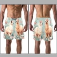 thumbnail image 3 of luoweisi Men's Beach Shorts Quick Dry Swim Trunks with Mesh Lining Alpaca XL, 3 of 5