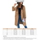 thumbnail image 1 of Abrigo De Longitud Midi Con Botones, Chaqueta De Abrigo De Manga Larga Suave De Moda Color Puro Para Invierno ANGGREK Caqui XXL, 1 of 5