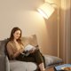 thumbnail image 5 of Lámpara de Pie Ambimall LED Dimmable 9W Beige Dorado, 5 of 7