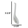 thumbnail image 3 of Pack Of 6 Yukino Hana Frostflake Jade Melamine Asian Style Soup Spoons 6.25"L, 3 of 9