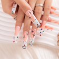 thumbnail image 4 of Presiona Nails, un adorable payaso con cristales completamente cubiertos, 4 of 7