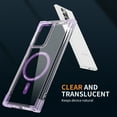 thumbnail image 3 of For Samsung Galaxy Note 20 Ultra Case Phone Cover, Non-Yellowing Transparent Four Corners Thickened Military Grade Shockproof Protective Phone Case, Anti-Scratch Phone Case, Purple, 3 of 8