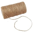 thumbnail image 2 of Cordón de yute natural de 200 m, cordón decorativo de 1 mm para manualidades, perfecto para manualidades y manualidades, jardinería, cuerda de cáñamo fina tejida a mano, 2 of 3