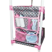 Lissi: 12 Twin Baby Dolls & Care Center Set - Pink-Blue Unicorn Onesies, Hats, Multi-Purpose Play Station, Toy Feeding Accessories, Blankets, Kid 3+