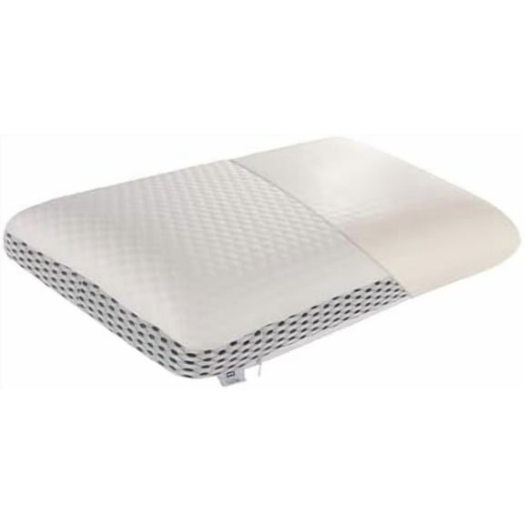 Memory Foam Bed Pillows, Pillow for Side and Back Sleeper, Pillow for Neck Pain Relief, Washable Removable Cover, Soft, White (Standard)